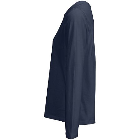 Футболка с длинным рукавом женская Monarch Women, темно-синяя (navy), размер XXL