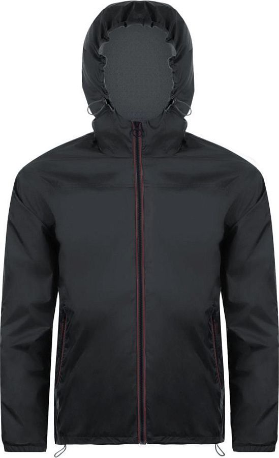 Ветровка Skate, черная с серым, размер XS