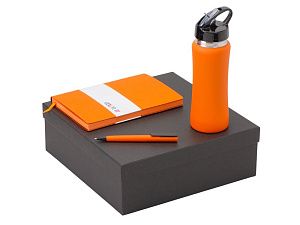 Подарочный набор c блокнотом C1, ручкой и бутылкой