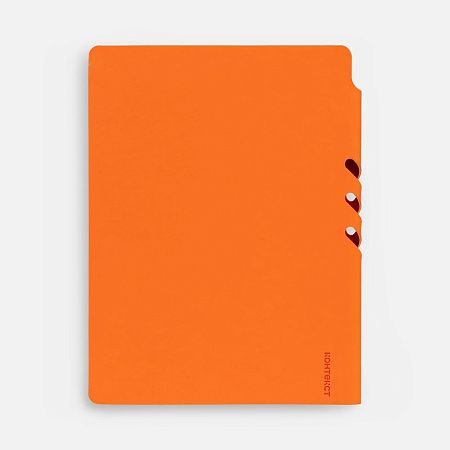 Ежедневник Flexpen Shall, недатированный, оранжевый