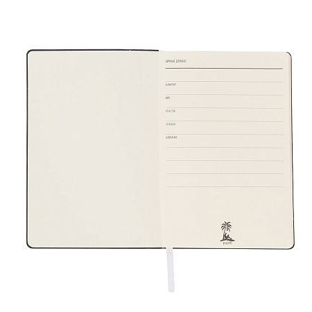 Ежедневник A5 недатированный Simflex в мягком переплёте, белый