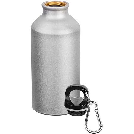 Бутылка для воды TIRON MATT 400мл. Серебристая 6151.06