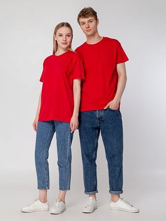 Футболка унисекс Regent 150, красная, размер XL