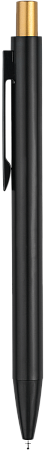 Ручка OKS MIRROR Черная с золотистым 1140.17