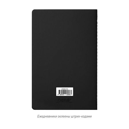 Блокнот Alpha slim, черный