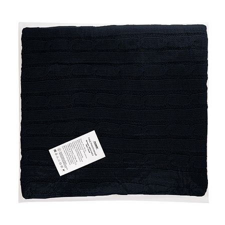 Плед Fado вязаный, темно-синий (без подарочной коробки)