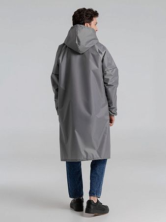 Дождевик со светоотражающими элементами Rainman Blink, серый, размер XS