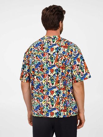 Футболка из бифлекса Morfiss с полной запечаткой на заказ, размер XS/S