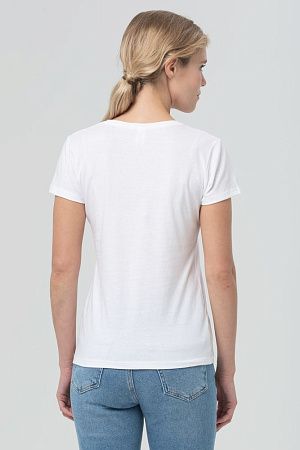Футболка женская Miss 150, белая, размер XXL