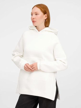 Худи унисекс оверсайз Easy Street, молочно-белое, размер XS/S