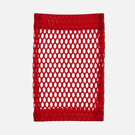 Карман из крупной сетки Pose, красный