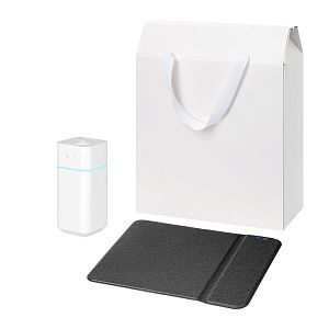 Подарочный набор Cloud NEO, Ноnor, черный (увлажнитель воздуха, зарядное устройство)