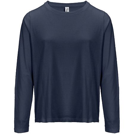 Футболка с длинным рукавом женская Monarch Women, темно-синяя (navy), размер XXL