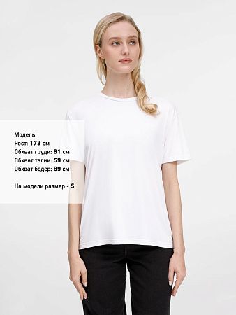 Футболка унисекс Senti, белая, размер M