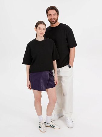 Джемпер с коротким рукавом Siluetti Volumica, черный, размер XL/2XL