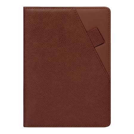 Ежедневник Smart Calabria Lafite A5, недатированный, в твердой обложке с поролоном, коричневый