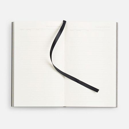 Ежедневник Flat Mini, недатированный, черный