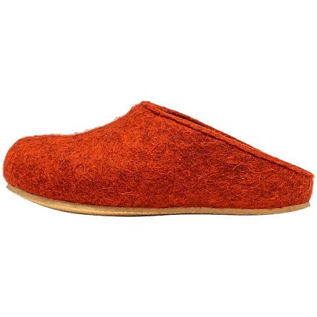 Домашние валенки Step, красно-коричневые (терракот), размер 46