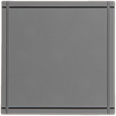 Лейбл из ПВХ Dzeta, L, серый