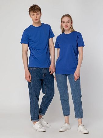 Футболка унисекс T-Bolka 160, ярко-синяя, размер XS