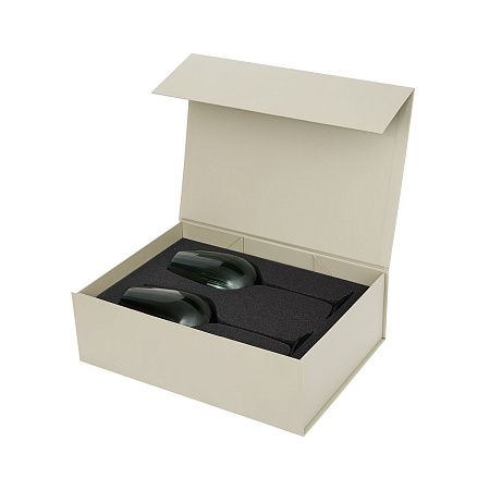 Подарочный набор 2 бокала для вина Capri в серой коробке