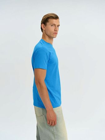 Футболка унисекс Regent 150, ярко-бирюзовая, размер S