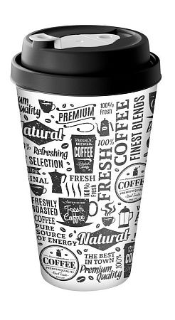 Стакан с крышкой Tumbler на заказ, S