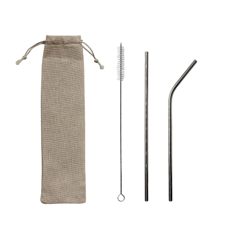 Набор многоразовых трубочек Оnlycofer white