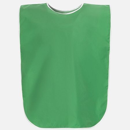 Манишка Member, зеленая с белым