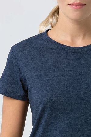 Футболка женская Regent Fit Women, синий меланж, размер XXL