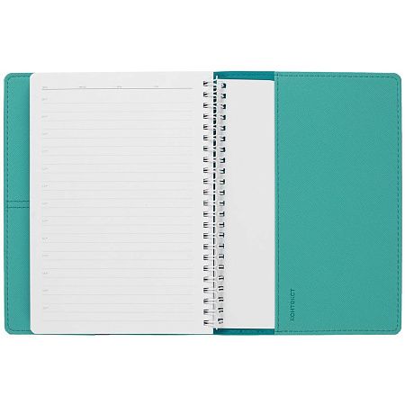 Ежедневник Spring Touch, недатированный, бирюзовый