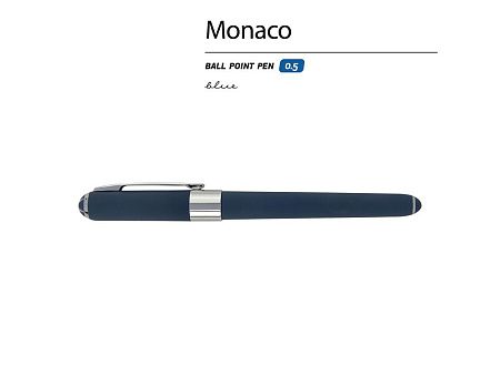 Ручка пластиковая шариковая «Monaco» софт-тач