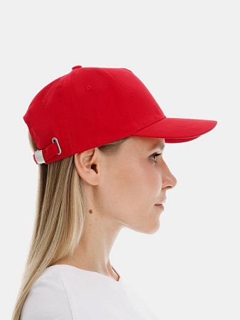 Бейсболка Long Beach, красная