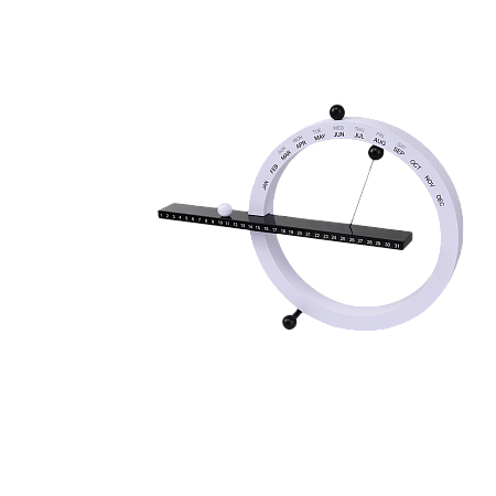 Подарочный набор «Время»: вечный календарь, миндаль в сиропе, лесные и грецкие орехи в сиропе