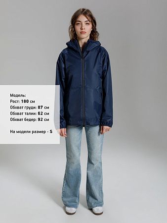 Куртка унисекс Nordvind DWR, темно-синяя, размер M