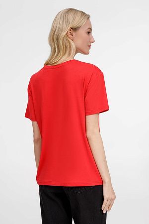 Футболка унисекс Senti, красная, размер M