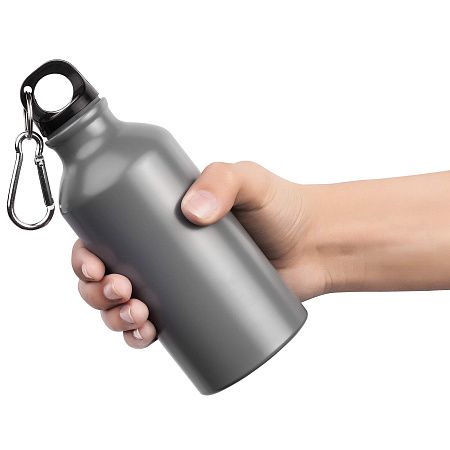 Бутылка для воды TIRON MATT 400мл. Серая 6151.23