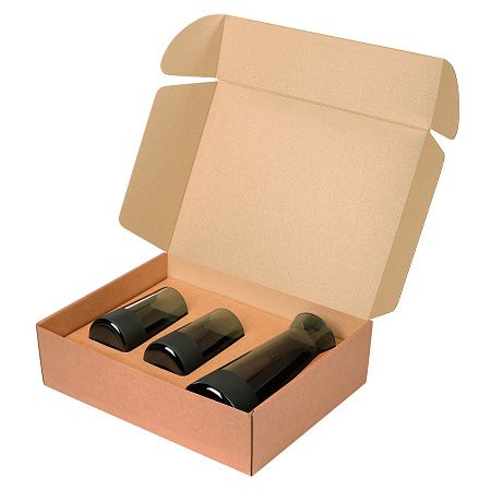 Подарочный набор декантер + 2 высоких стакана, Эмеральд (Emerald) зеленый