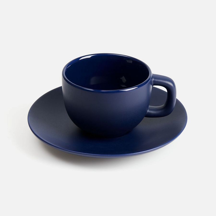Чайная пара Stansa, темно-синяя