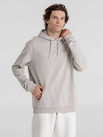 Толстовка с капюшоном унисекс Hoodie, дымчато-серая, размер XS