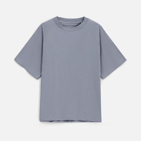 Футболка унисекс оверсайз T2, серая, размер M/L