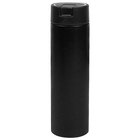Термос стальной Positano, 460 мл, черный, матовый