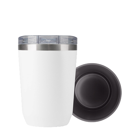 Термокружка вакуумная с керамическим покрытием Arctic, белый/синий