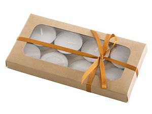 Чайные свечи с предсказаниями «Surprise», цвет: белый, коричневый