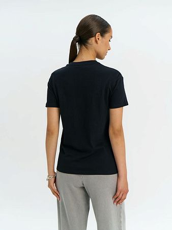 Футболка унисекс Regent 150, черная, размер S