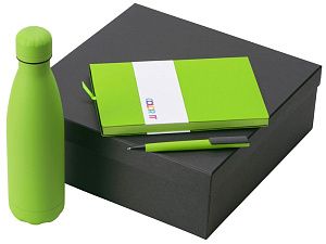 Подарочный набор «COLOR IT» c блокнотом, ручкой и термобутылкой