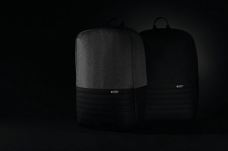 Антикражный рюкзак для ноутбука Swiss Peak с RFID-защитой из rPET AWARE™, 15,6’’