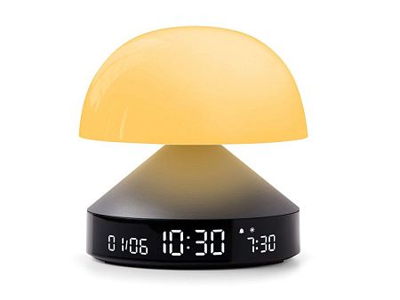 Светильник с часами и световым будильником Mina Sunrise