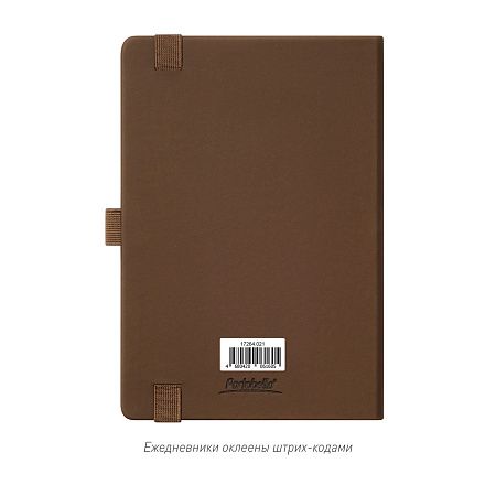 Ежедневник Альфа (Alpha) недатированный, коричневый/бежевый