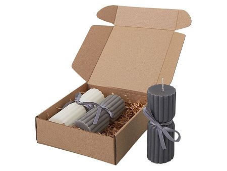 Набор свечей с гранями «Vela»